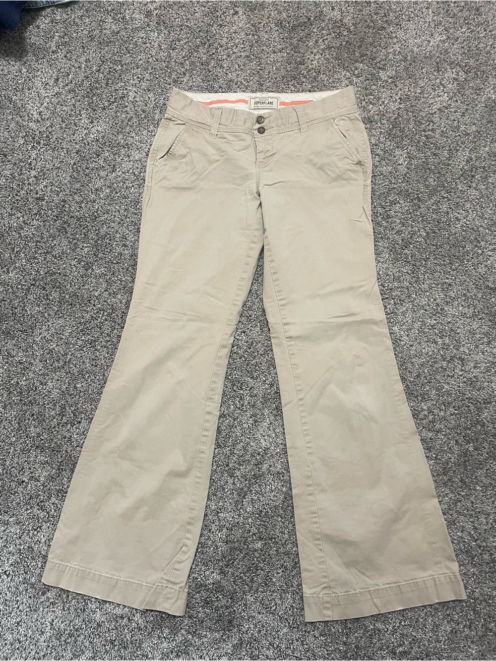 Levi's Women's Khaki Wide-Leg Pants